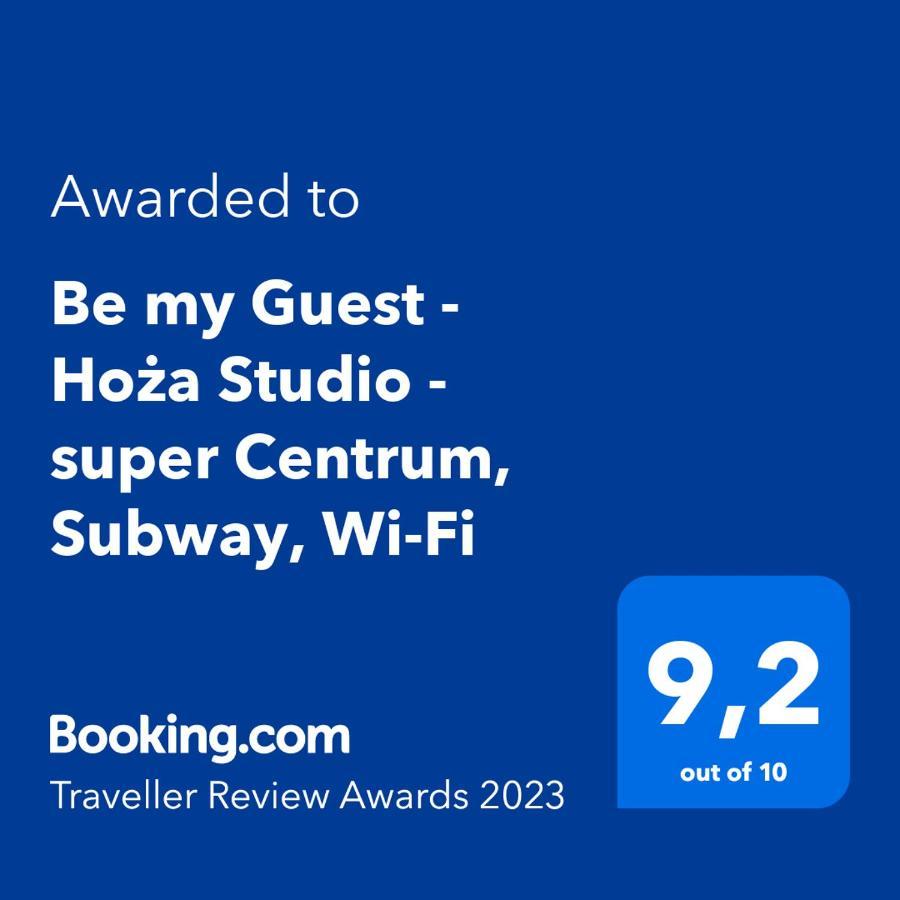 Be My Guest - Hoza Studio - Pkin Super Centrum Metro Wi-Fi Breakfast Warsawa Bagian luar foto